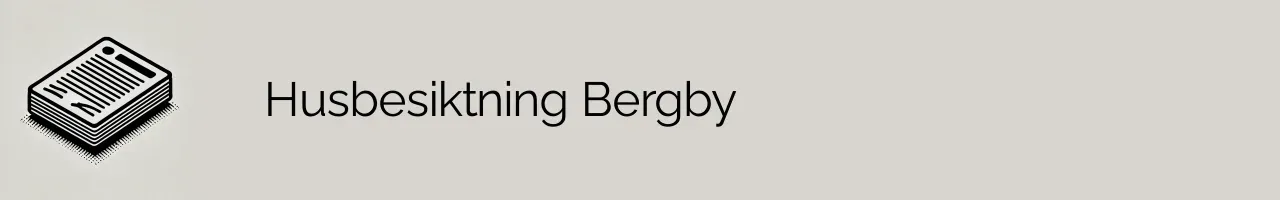 Husbesiktning Bergby