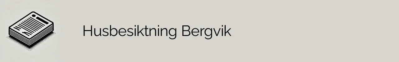 Husbesiktning Bergvik