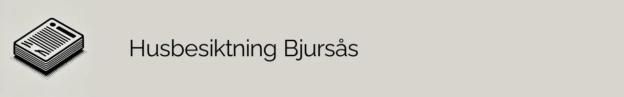 Husbesiktning Bjursås