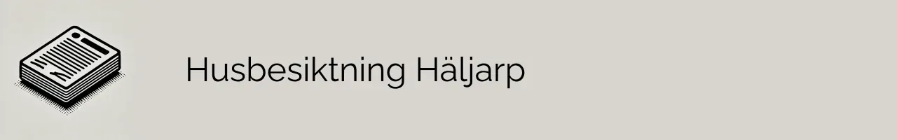 Husbesiktning Häljarp